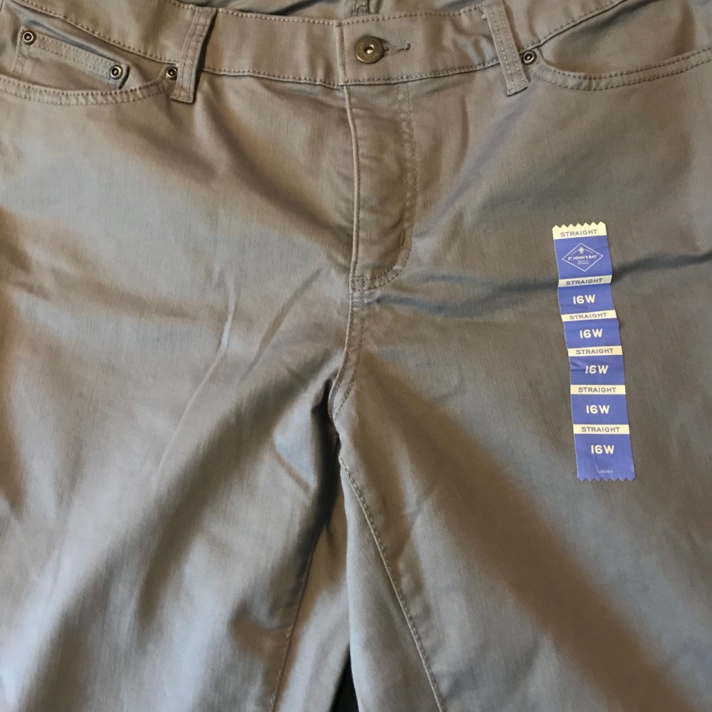 NWT size 16 women’s gray pants